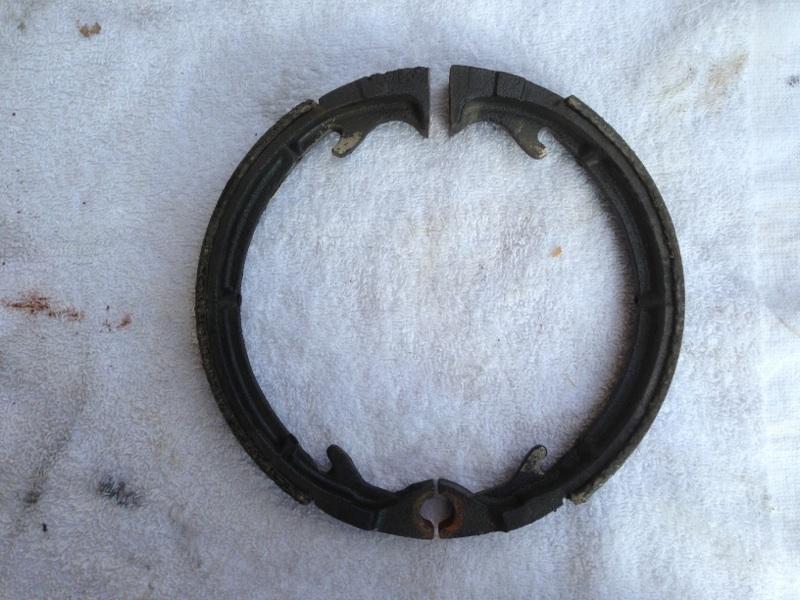 Lined brake shoes, model t ford