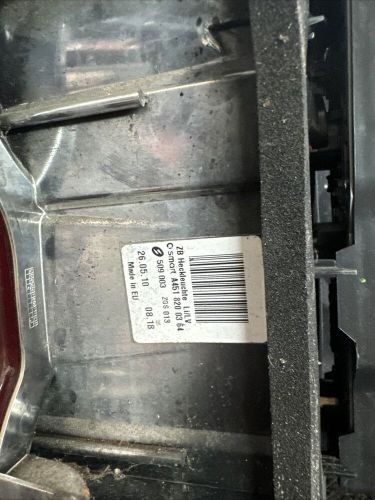 2010 SMART FORTWO / SMARTCAR Mk2 N/S Passengers Left Rear Taillight Tail Light, US $, image 3