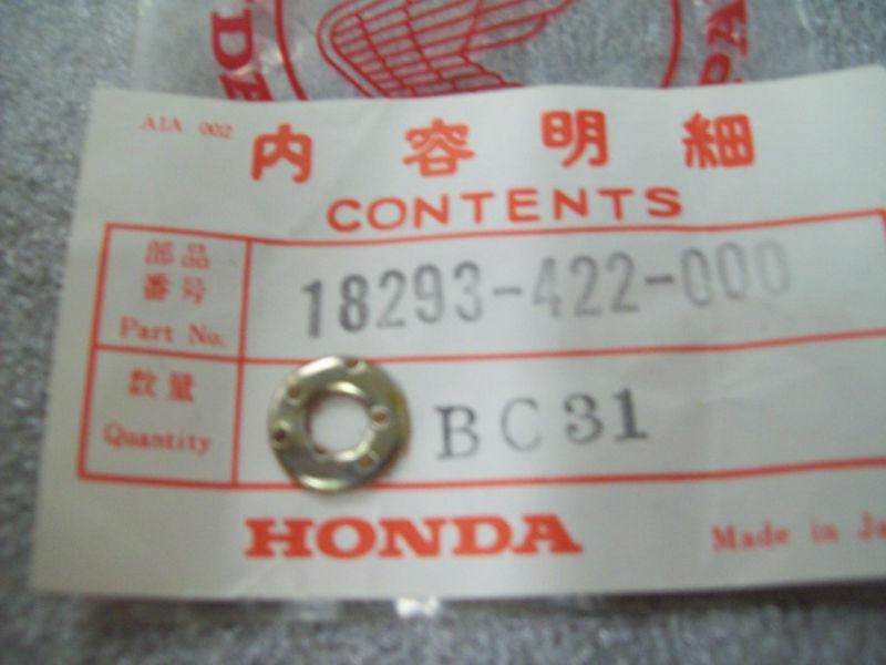 Genuine honda protector gasket ft500 trx250 gl1500 & more 18293-422-000 new nos