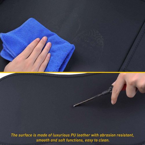 PU Leather Pickup Car Seat Cover For 2009-2021 Ford F-150 Crew Cab Front EXC, US $129.99, image 3