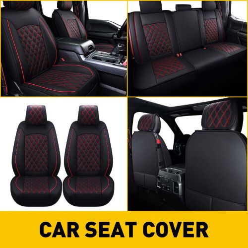 PU Leather Pickup Car Seat Cover For 2009-2021 Ford F-150 Crew Cab Front EXC, US $129.99, image 8