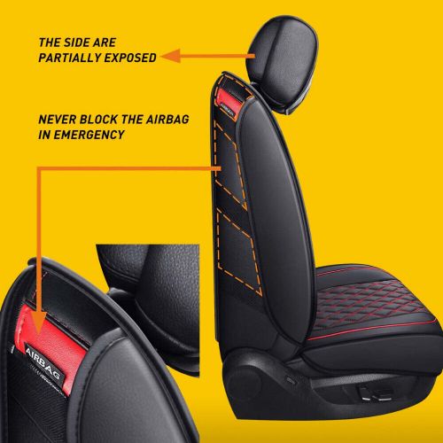 PU Leather Pickup Car Seat Cover For 2009-2021 Ford F-150 Crew Cab Front EXC, US $129.99, image 12