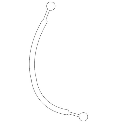 Genuine Nissan Cable 82512-5Z000, US $32.88, image 2