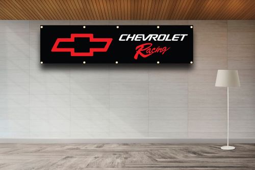 Chevrolet Corvette Racing Car Flag Banner 2x8FT Camaro 240x60cm Garage Indoor, US $24.89, image 3