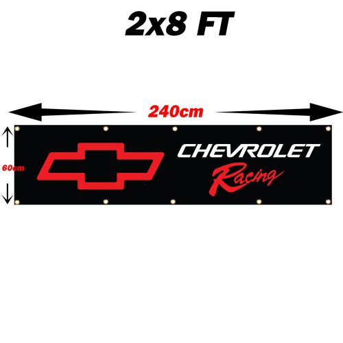 Chevrolet Corvette Racing Car Flag Banner 2x8FT Camaro 240x60cm Garage Indoor, US $24.89, image 7
