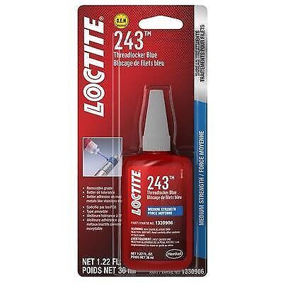 Loctite 1330906 Threadlocker 243 Blue 36Ml/1.22Oz Thread Locker, Blue 243, 36 ml, C $66.64, image 17