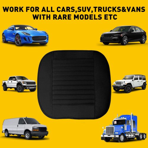 Front Black Anti-Slip Car Seat Cover Set Universal For Auto Interior Accessories, US $21.99, image 5