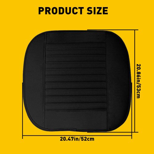 Front Black Anti-Slip Car Seat Cover Set Universal For Auto Interior Accessories, US $21.99, image 7