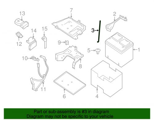 Genuine Infiniti Hold Down Bolt 24425-8991A, US $20.05, image 2