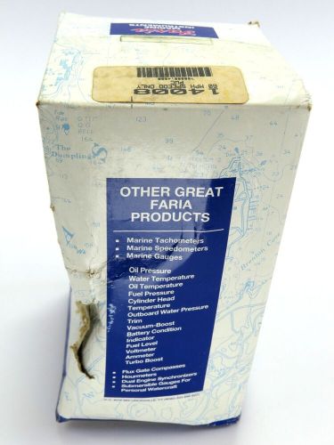 Faria Marine Instruments 14008 60 MPH Speedo, White Face/Trim, Old Stock - Read, US $49.88, image 7