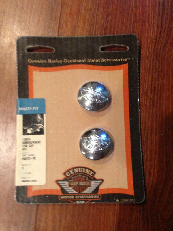 Purchase 100TH ANNIVERSARY HARLEY DAVIDSON HANDGRIP END CAPS NEW IN
