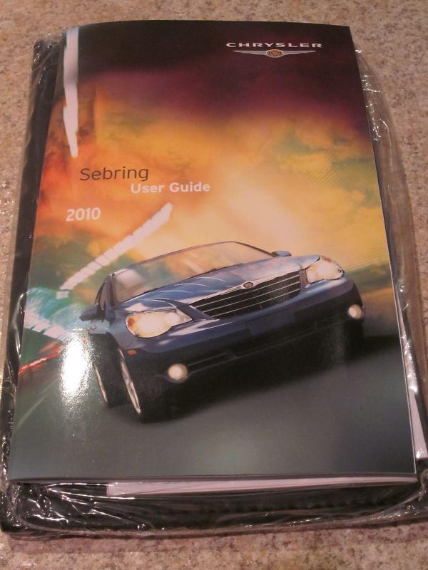 2010 10  chrysler sebring user guide