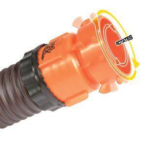  camco rhinoflex rv swivel lug locking ring sewer hose dump black gray tank camp
