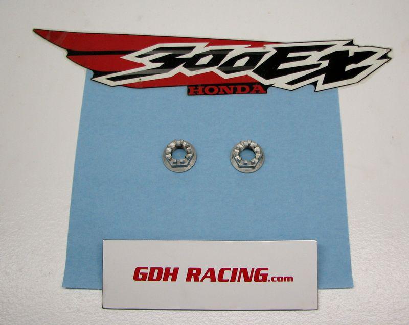 2004 trx 300ex rear axle nuts pair 400ex 250x 300 ex ,