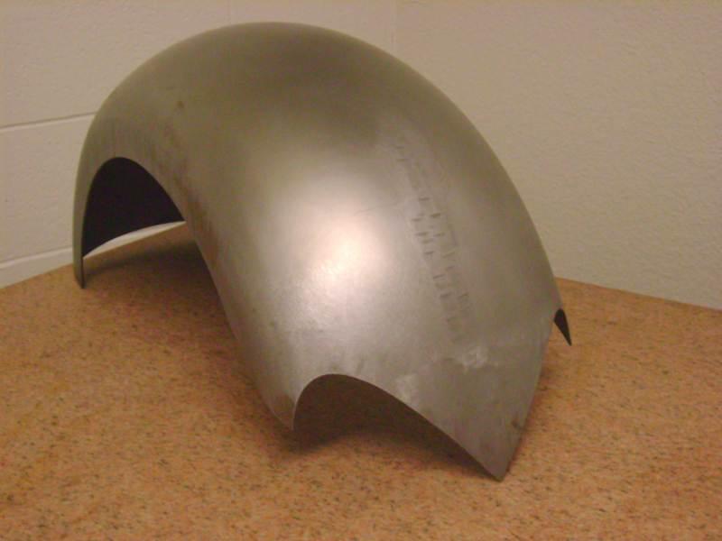 11" rear fender blank for harley choppers, 12 gauge!!! 