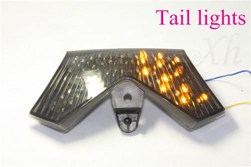 Led tail brake light fit 2006-2011 kawasaki ninja zx-14 zx1400 zzr1400 smoke