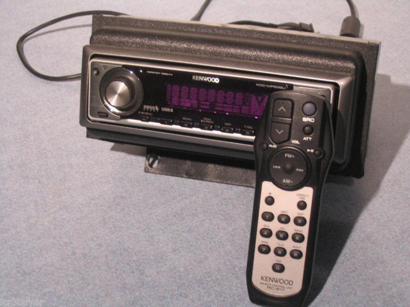 Kenwood kdc-mp532u mosfet 50w x 4 am/fm radio cd player usb hd & sirius ready! 
