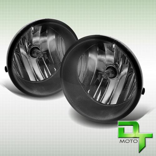 Smoked 05-13 tacoma pickup sequoia bumper fog lights lamps +switch & bulbs pair