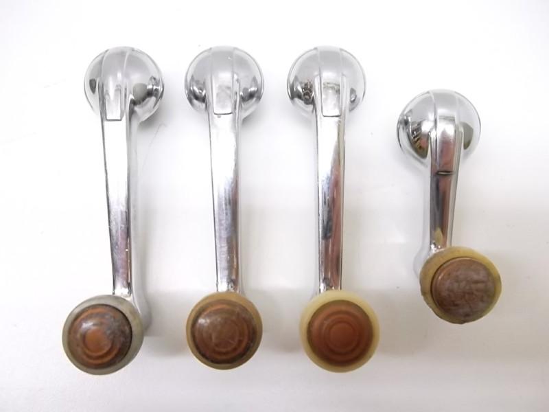 1941 1942 1946 47 48  chevrolet styleline cadillac door handle window crank set