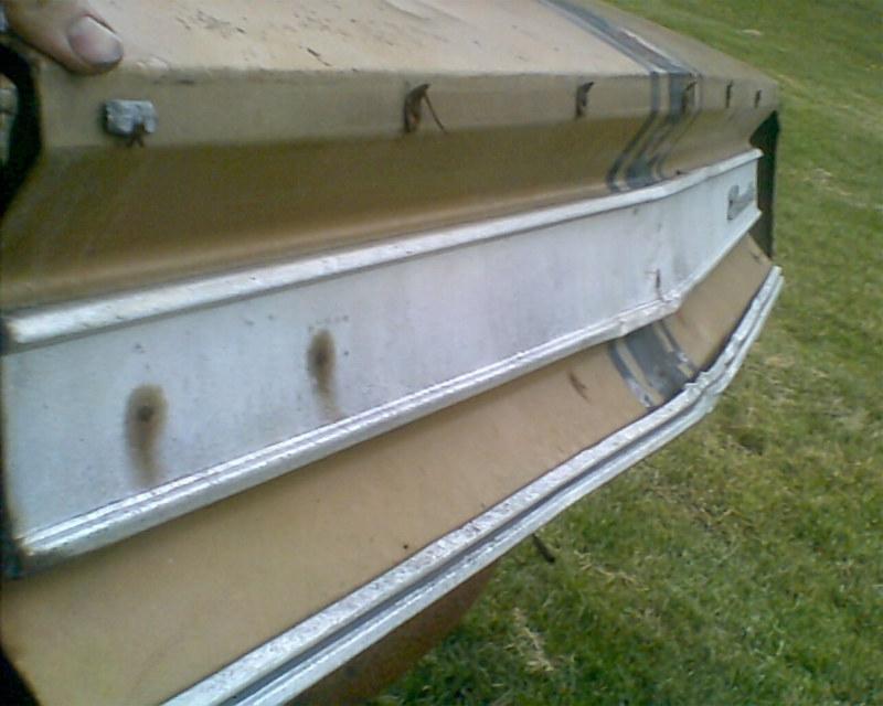 Plymouth barracuda 1967 formula s trunk decklid moulding trim 