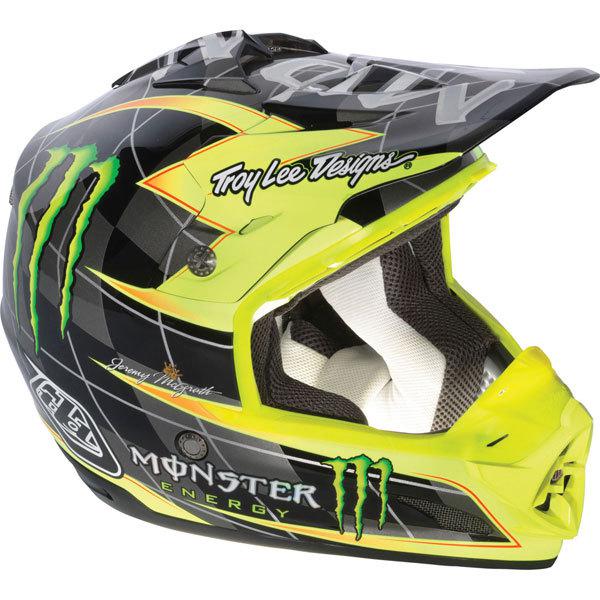 Yellow xl troy lee designs se3 monster energy jeremy mcgrath le helmet