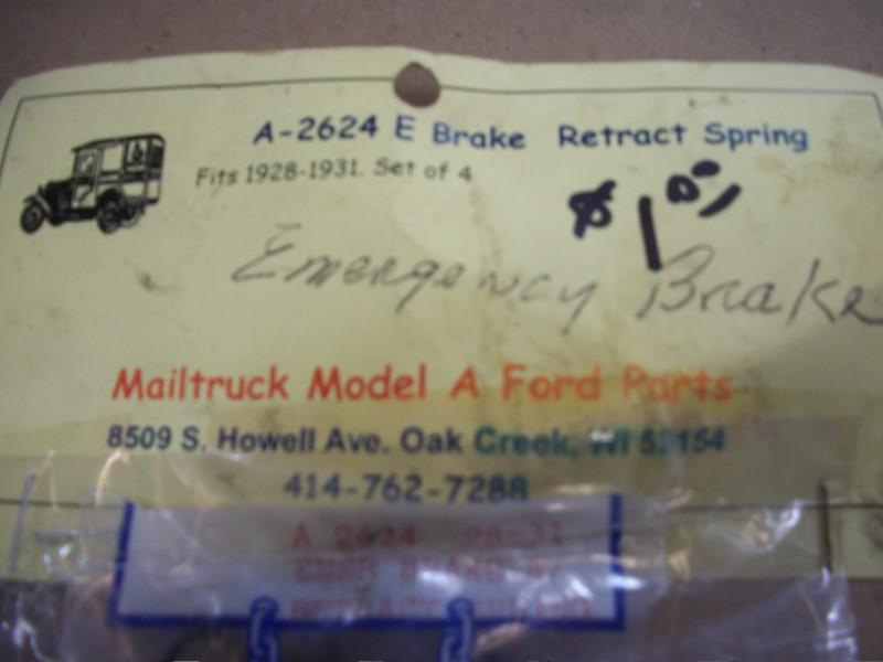 FORD MODEL A EMERGENCY BRAKE SPRINGS NEW D2, US $4.99, image 2