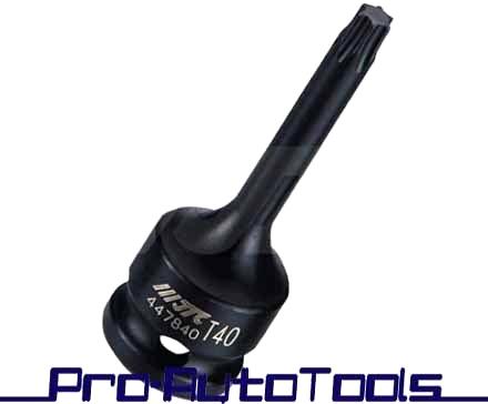 1/2" 78mm long impact middle-deep star socket t-80