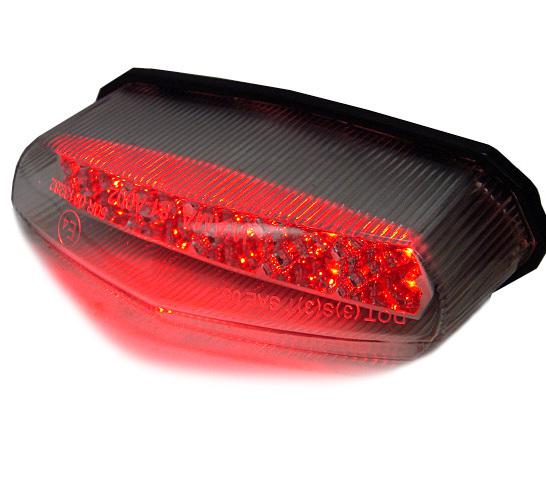 Crystal led tail brake light for honda motorcycle mx dual sport super moto atv