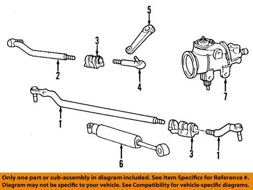 Ford oem ac3z-3281-a tie rod end, adjusting sleeve