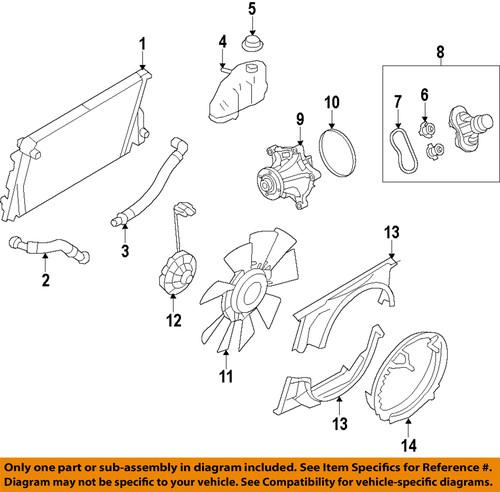 Ford oem 8c3z-8009-b radiator