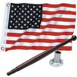 American flag pole kit for your boat *** patriotic symbolism *** !!! 