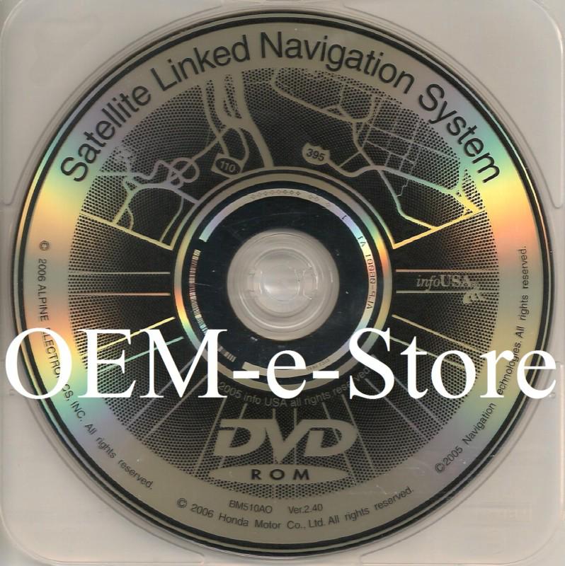 Genuine 2001 2002 mdx touring 4wd satellite navigation black dvd map ver 2.40
