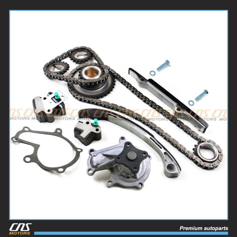 98 99 00 01 nissan 2.4l altima dohc ka24de engine timing chain kit + water pump