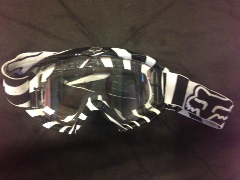 Vertigo fox racing main mx vertigo clear goggles w/box **take a look***