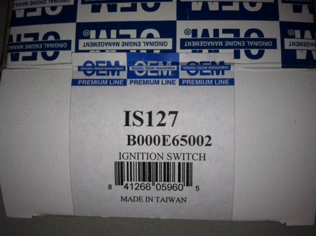 New oem ignition switch for nissan sentra and 200sx