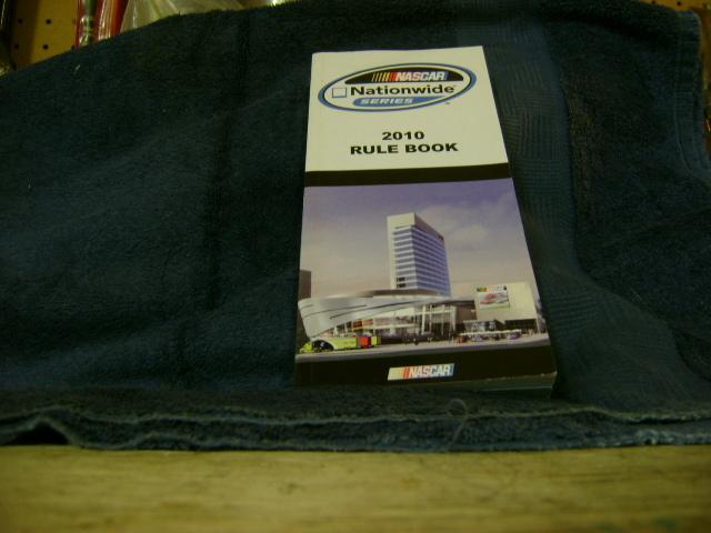 Nascar 2010 rule book member  nascar nationwide race rules collector original