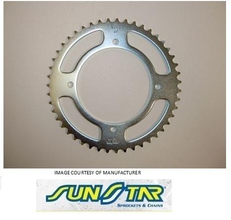 Sunstar 47t rear steel sprocket fits kawasaki kx 65 2002-2012
