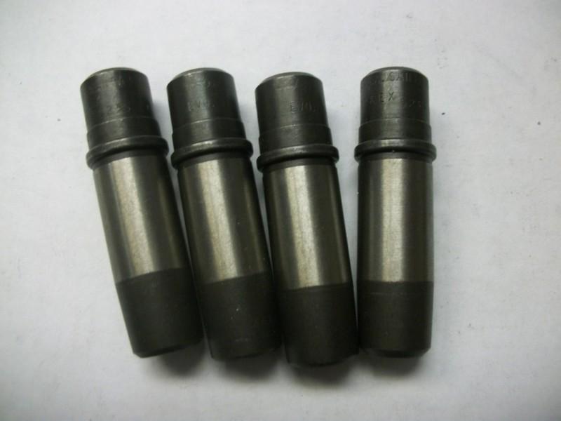Harley evo set of 4 intake exhaust valve guides 5235-04 rowe usa .004 o/s .566"