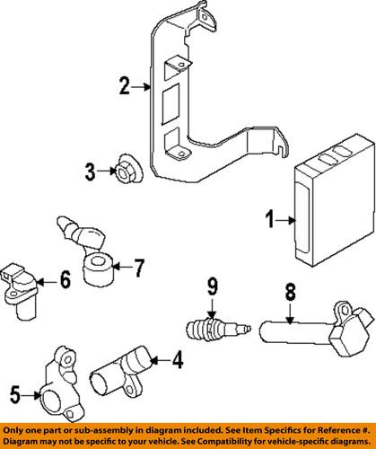 Subaru oem 22765ae07c engine computer/ecu/pcm