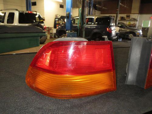 1996 honda civic coupe outer tail lights - oem - used