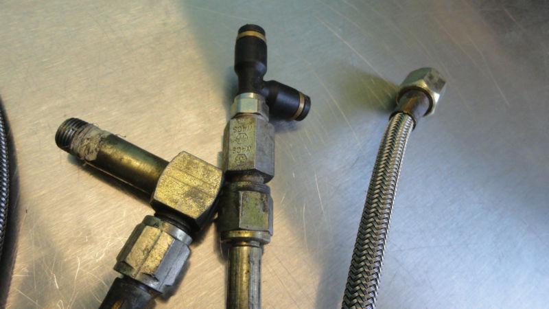 (4) NASCAR -4 Racing Brake Line Stainless Steel Braided Lines Racing 16