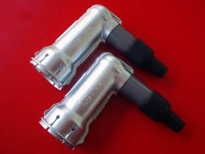 Nd nippondenso (nos) spark plug cap 2pcs kawasaki h1 h2 z1 900 yamaha fs1 rd350