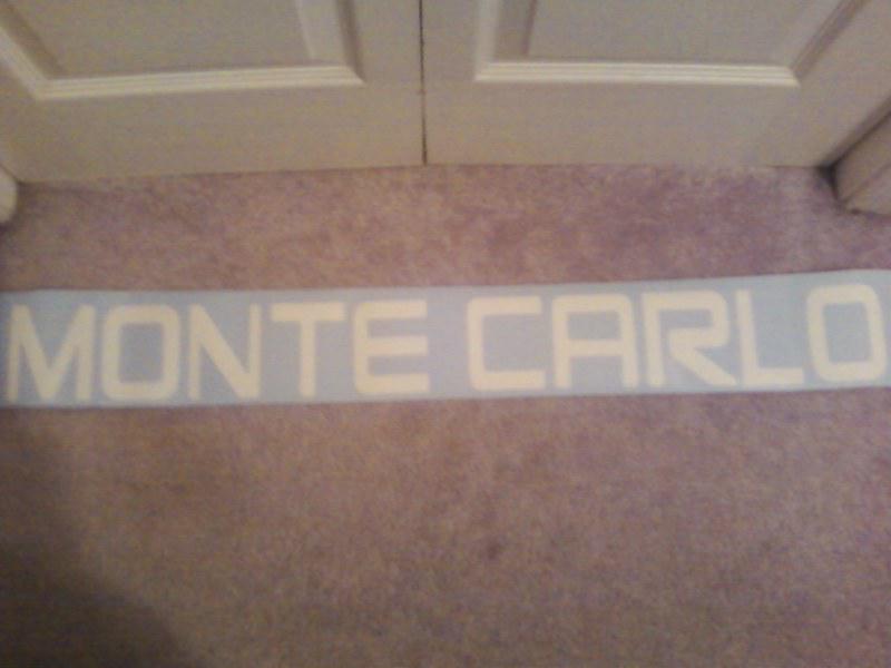 Monte carlo ss winshield vinal decal sticker 