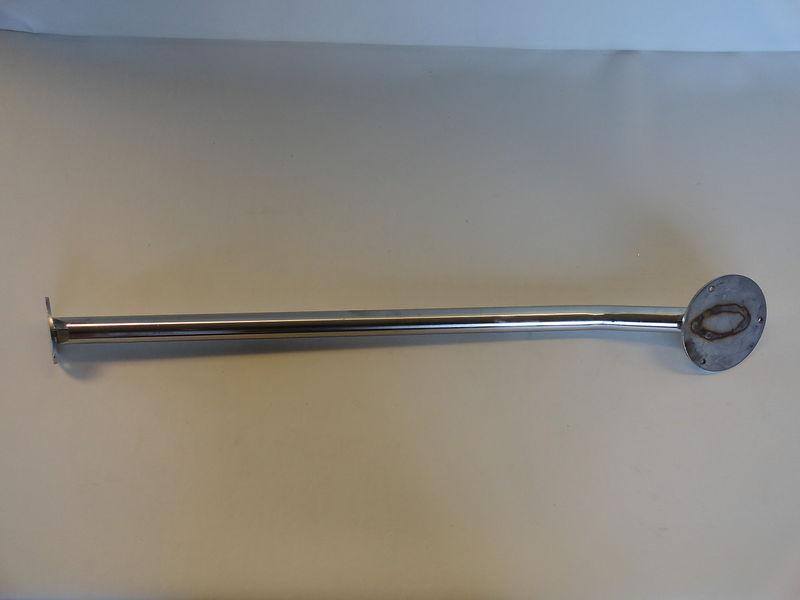 SWIM PLATFORM STANCHION STAINLESS STEEL RAIL 27 1/2