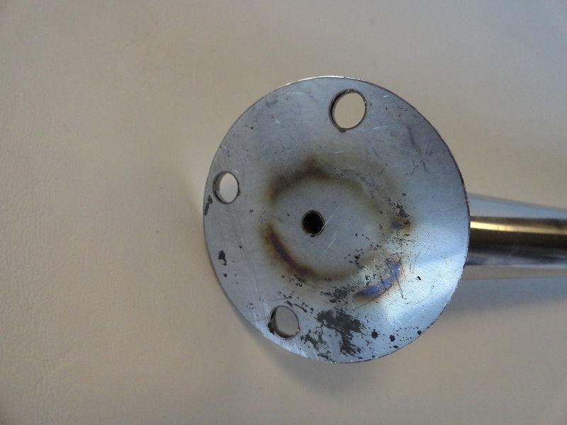 SWIM PLATFORM STANCHION STAINLESS STEEL RAIL 27 1/2