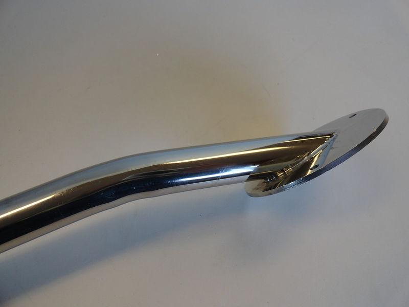 SWIM PLATFORM STANCHION STAINLESS STEEL RAIL 27 1/2