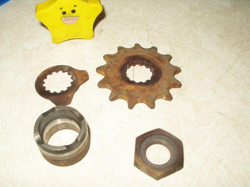 Front sprocket and hardware 13t 2004 04 yamaha raptor 660 r  y53 #1