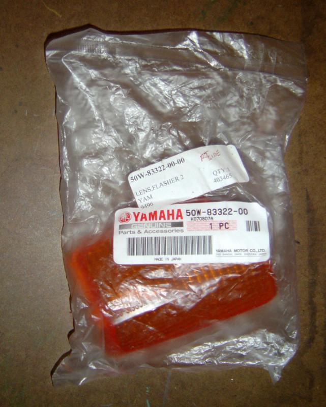 Yamaha riva xc125 right front turn signal flasher lens 1985-2001 free shipping