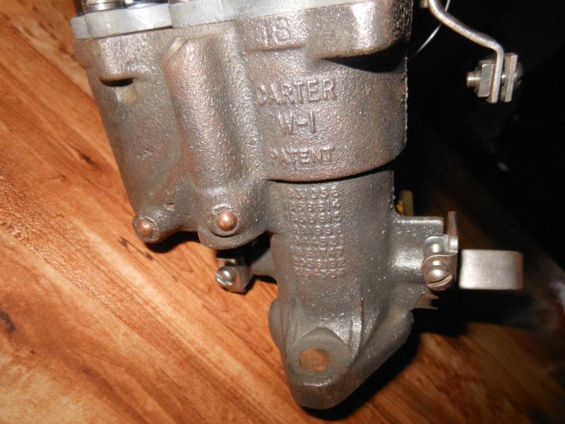 Vintage Used Carter Carburetor W1 Made in USA Car Truck 1 Barrel , US $89.99, image 2