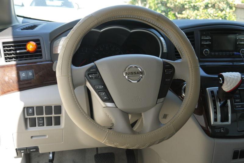 DODGE FORD CIRCLE COOL 57008 LEATHER WRAP STEERING WHEEL COVER BEIGE CAR TRUCK, US $19.99, image 3